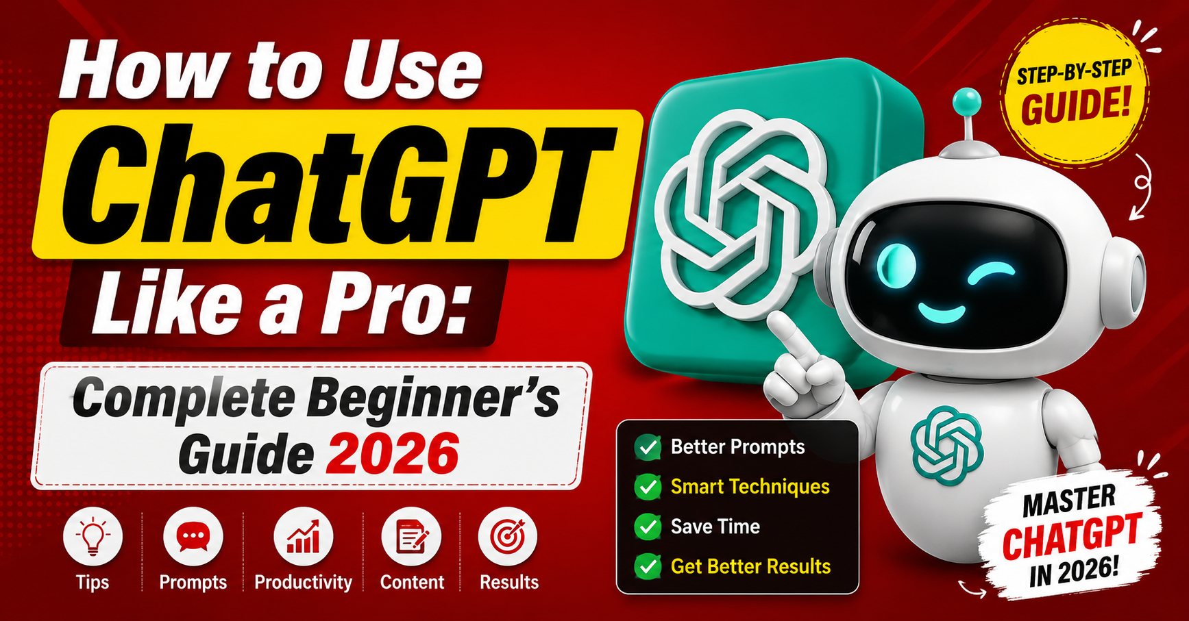 How to Use ChatGPT Like a Pro: Complete Beginner’s Guide 2026